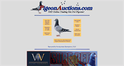 Desktop Screenshot of pigeonauctions.com